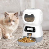 Maxbell Automatic Cat Dog Feeder 3.5L Dry Foods Smart Cat Feeder for Kitty Cats