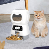 Maxbell Automatic Cat Dog Feeder 3.5L Dry Foods Smart Cat Feeder for Kitty Cats