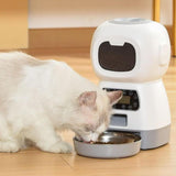 Maxbell Automatic Cat Dog Feeder 3.5L Dry Foods Smart Cat Feeder for Kitty Cats