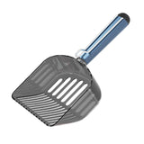 Maxbell Cat Litter Scoop  Portable Sifting Litter Shovel for Cats Dark Blue