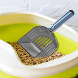 Maxbell Cat Litter Scoop  Portable Sifting Litter Shovel for Cats Dark Blue