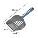 Maxbell Cat Litter Scoop  Portable Sifting Litter Shovel for Cats Dark Blue