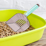 Maxbell Cat Litter Scoop  Portable Sifting Litter Shovel for Cats Blue
