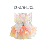 Maxbell Dog Dress Summer Apparel Pet Dogs Princess Clothes for Holiday Birthday Party XS