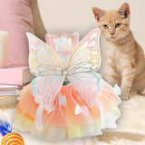 Maxbell Dog Dress Summer Apparel Pet Dogs Princess Clothes for Holiday Birthday Party XL