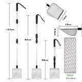 Maxbell Extendable Cat Litter Scooper Long Handle Poo Sifting for Kitty Bunny Rabbits 3.8mmx3.8mm