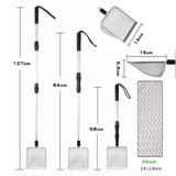 Maxbell Extendable Cat Litter Scooper Long Handle Poo Sifting for Kitty Bunny Rabbits 2.8mmx2.8mm