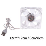 Maxbell Hamster Cage Cooling Fan Easily to Mount Bunny Cooling for Parrot Birds Rabbit 12cmx12cm
