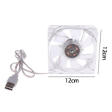 Maxbell Hamster Cage Cooling Fan Easily to Mount Bunny Cooling for Parrot Birds Rabbit 12cmx12cm
