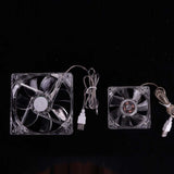Maxbell Hamster Cage Cooling Fan Easily to Mount Bunny Cooling for Parrot Birds Rabbit 12cmx12cm