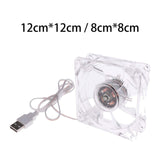 Maxbell Hamster Cage Cooling Fan Easily to Mount Bunny Cooling for Parrot Birds Rabbit 12cmx12cm