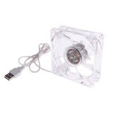 Maxbell Hamster Cage Cooling Fan Easily to Mount Bunny Cooling for Parrot Birds Rabbit 8cmx8cm