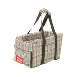 Maxbell Dog Carrier for Car Car Center Console Dog Seat Stable Non Slip Pet Supplies Gray