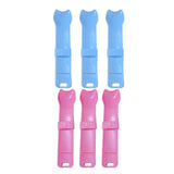 Maxbell 3Pcs Cat Strip Squeeze Spoon Holder Pet Supplies Cute for Puree Snack Blue