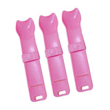 Maxbell 3Pcs Cat Strip Squeeze Spoon Holder Pet Supplies Cute for Puree Snack Pink