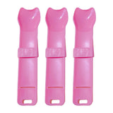 Maxbell 3Pcs Cat Strip Squeeze Spoon Holder Pet Supplies Cute for Puree Snack Pink
