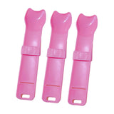 Maxbell 3Pcs Cat Strip Squeeze Spoon Holder Pet Supplies Cute for Puree Snack Pink