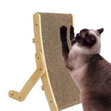 Maxbell Cat Scratcher Crafts Decorative Cat Scratch Pad for Indoor Cats Kitty Kitten L