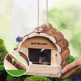 Maxbell Wooden Birdhouse Mating Box Bird Cage for Canary Small Medium Birds Cockatoo S