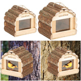 Maxbell Wooden Birdhouse Mating Box Bird Cage for Canary Small Medium Birds Cockatoo S