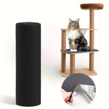 Maxbell Cat Scratching Mat Trimmable DIY Cat Scratching Pad for Furniture Protection M black