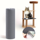 Maxbell Cat Scratching Mat Trimmable DIY Cat Scratching Pad for Furniture Protection M light grey