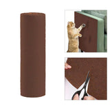 Maxbell Cat Scratching Mat Trimmable DIY Cat Scratching Pad for Furniture Protection M brown