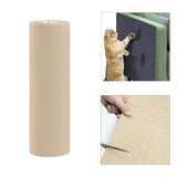 Maxbell Cat Scratching Mat Trimmable DIY Cat Scratching Pad for Furniture Protection M Khaki