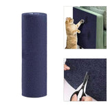 Maxbell Cat Scratching Mat Trimmable DIY Cat Scratching Pad for Furniture Protection M dark blue