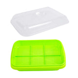 Maxbell Seed Sprouter Tray Versatile Cat Grass Planter Tray for Home Garden Planting Clear Insulation Lid