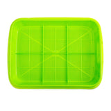 Maxbell Seed Sprouter Tray Versatile Cat Grass Planter Tray for Home Garden Planting Green Tray Deepened