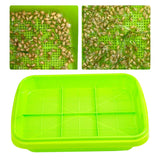 Maxbell Seed Sprouter Tray Versatile Cat Grass Planter Tray for Home Garden Planting Green Tray Deepened
