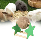 Maxbell Cat Scratcher Toy Versatile Rotatable Ball for Indoor Kitties to Grind Claws Small