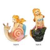 Maxbell Mermaid Figurine Underwater Aquarium Decor Accessories Hideout Mermaid Decor style A