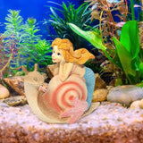 Maxbell Mermaid Figurine Underwater Aquarium Decor Accessories Hideout Mermaid Decor style B