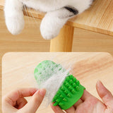 Maxbell 2Pcs Pet Silicone Brush Cat Brush for Shedding for Long and Short Hair Puppy white