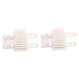Maxbell 2Pcs Pet Silicone Brush Cat Brush for Shedding for Long and Short Hair Puppy white
