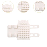 Maxbell 2Pcs Pet Silicone Brush Cat Brush for Shedding for Long and Short Hair Puppy white