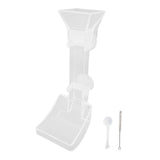 Maxbell Shrimp Feeding Dish Sturdy Aquarium Fish Feeder Tube for Spiders Fish Shrimp 17cm brush spoon