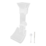 Maxbell Shrimp Feeding Dish Sturdy Aquarium Fish Feeder Tube for Spiders Fish Shrimp 17cm brush spoon
