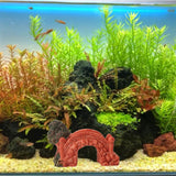 Maxbell Fish Tank Bridge Scenery Fish Tank Decor Crafts Figurine Aquarium Decoration