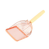 Maxbell Cat Scoop Wood Handle Scoop for Rabbits Aquarium Kitty