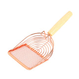 Maxbell Cat Scoop Wood Handle Scoop for Rabbits Aquarium Kitty