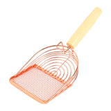 Maxbell Cat Scoop Wood Handle Scoop for Rabbits Aquarium Kitty
