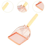 Maxbell Cat Scoop Wood Handle Scoop for Rabbits Aquarium Kitty