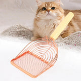 Maxbell Cat Scoop Wood Handle Scoop for Rabbits Aquarium Kitty
