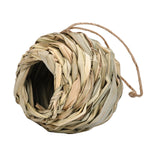 Maxbell Hand Woven Bird Nest Sturdy Hanging Grass Bird House for Outside Home Indoor 14x14cm