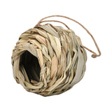Maxbell Hand Woven Bird Nest Sturdy Hanging Grass Bird House for Outside Home Indoor 14x14cm