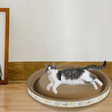 Maxbell Cardboard Cat Scratcher Bed Lounge Corrugated Scratching Board Sleeping Play L