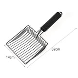 Maxbell Cat Litter Spoon with Hook Sifting Kitten Portable Kitty Litter Scoop